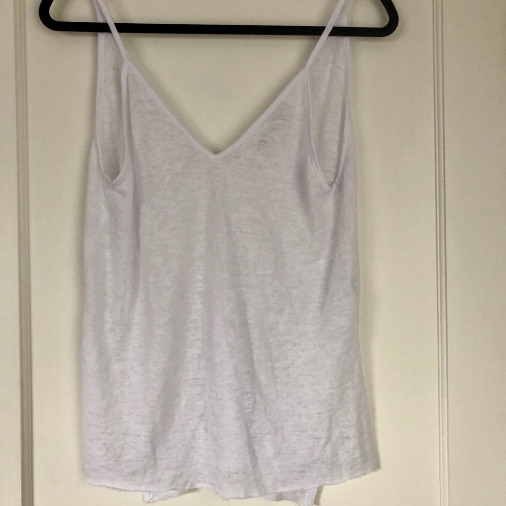 White tank top